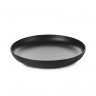 Assiette creuse en porcelaine - 27cm - Noir