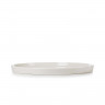 Assiette plate en porcelaine - 24cm - Blanc