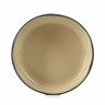 Assiette creuse en porcelaine - 17cm - Muscade