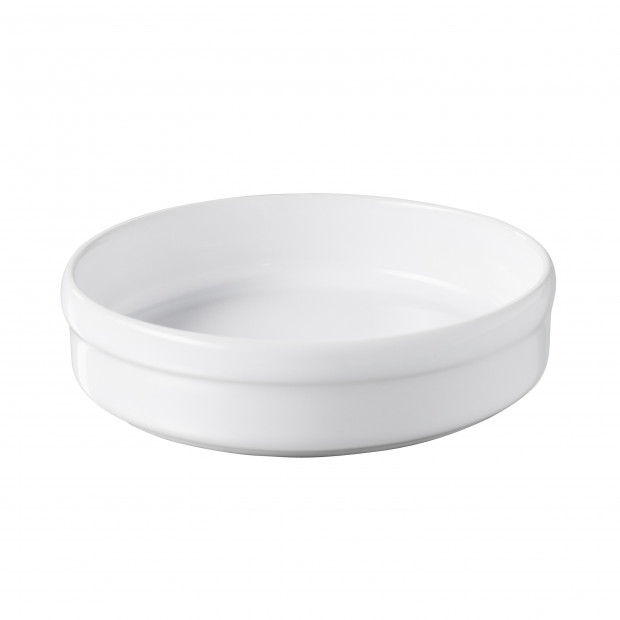 Assiette creuse en porcelaine - 14 cm - Blanc 