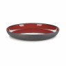 Assiette creuse en porcelaine - 27 cm - Rouge