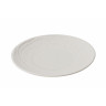 Assiette plate en porcelaine - 28cm - Blanc