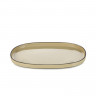 Assiette plate en porcelaine - 35cm - Muscade