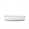 Plats en porcelaine - 34cm - Blanc