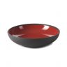 Assiette creuse en porcelaine - 17.5 cm - Rouge