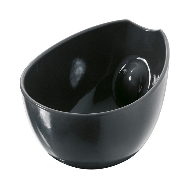 Pot en porcelaine - 8cl - Noir