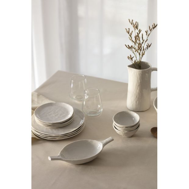 Coupelle creuse en porcelaine - 16 cm - Blanc 