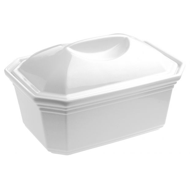 Terrine en porcelaine - 17 cm - Blanc