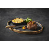 Assiette en ardoise - 35cm - Noir