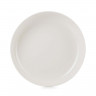 Assiette creuse en porcelaine - 23cm - Blanc