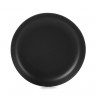 Assiette creuse en porcelaine - 23cm - Noir