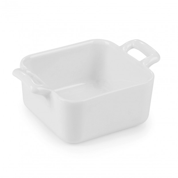 Plat profond en porcelaine - 8cl - Blanc