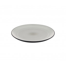 Assiette en porcelaine - Gris