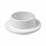 Beurrier en porcelaine - 7 cl - Blanc