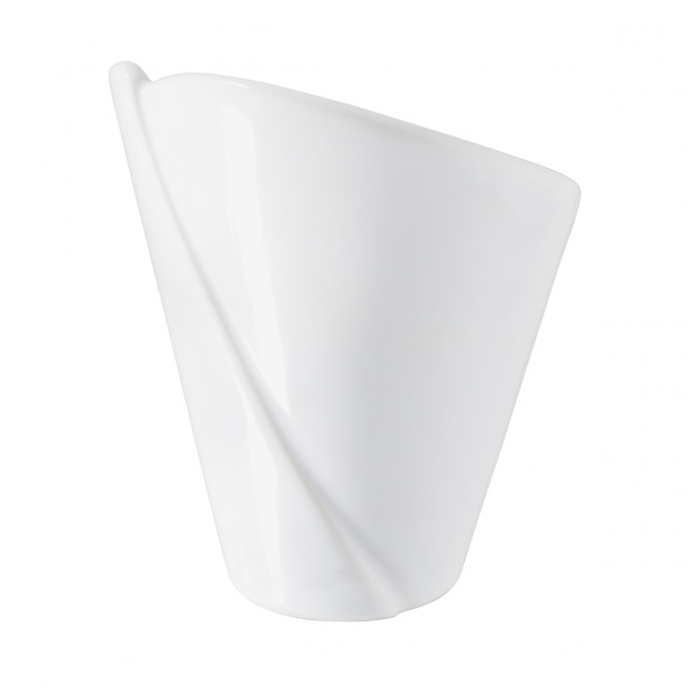 Cornet en porcelaine - 5 cl - Blanc