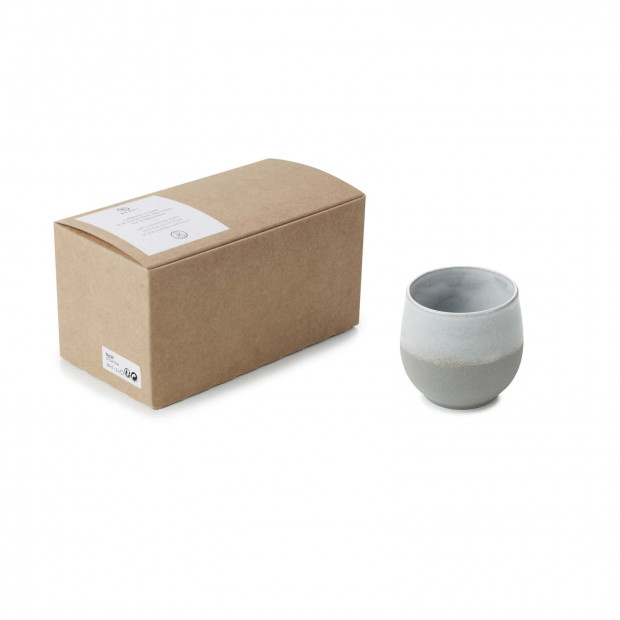 Coffret tasses en porcelaine - 20 cl - Blanc