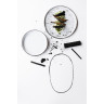 Assiette plate en porcelaine - 21cm - Blanc