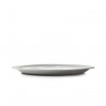 Assiette plate en porcelaine - 26 cm - Blanc