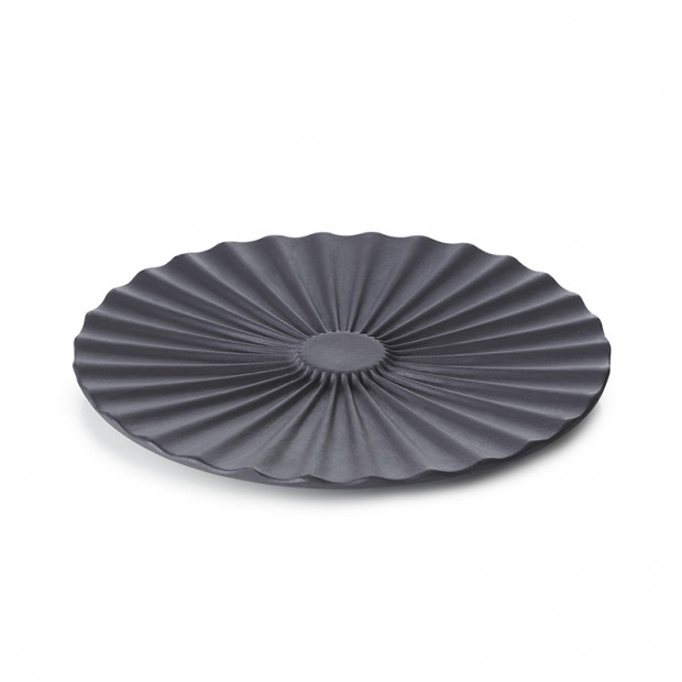 Soucoupe en porcelaine - 14 cm - Noir