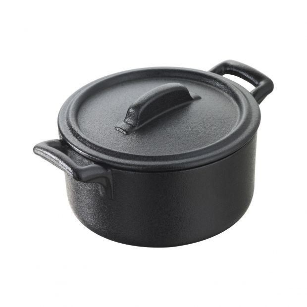 Cocotte en porcelaine - 20cl - Noir