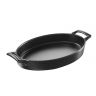 Plat en porcelaine - 28cm - Noir 