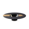 Assiette creuse en porcelaine - 30.3 cm - Noir