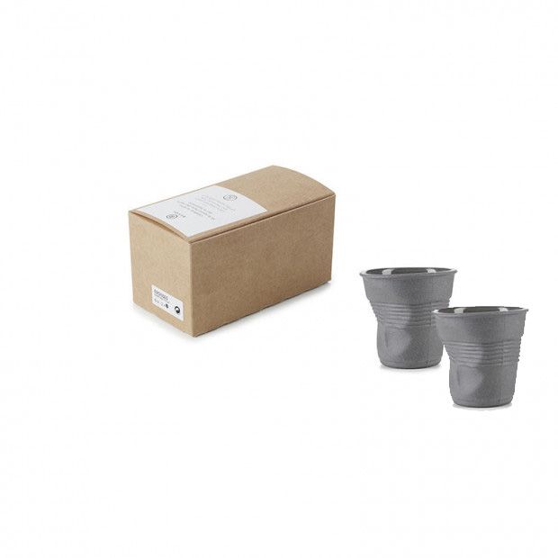 GIFTBOXED CRUMPLE TUMBLER 8CL,X2