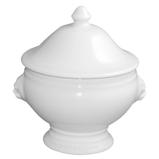 LION HEADED SOUP BOWL 35CL LID - FRENCH CLASSIC